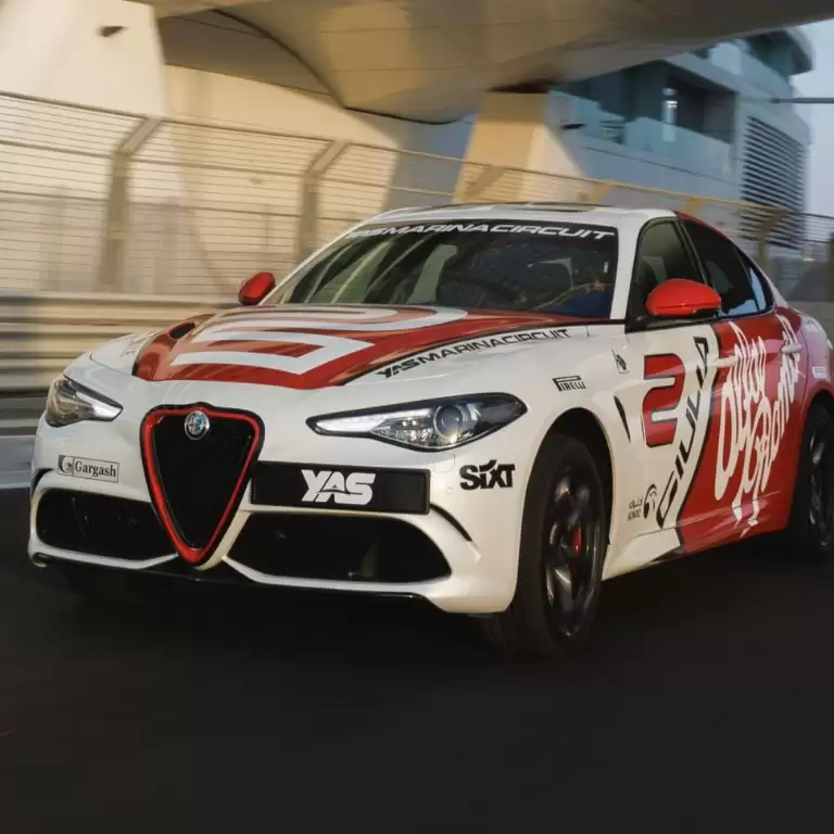 Yas Marina Circuit Alfa Romeo Giulia Quadrifoglio driving experience