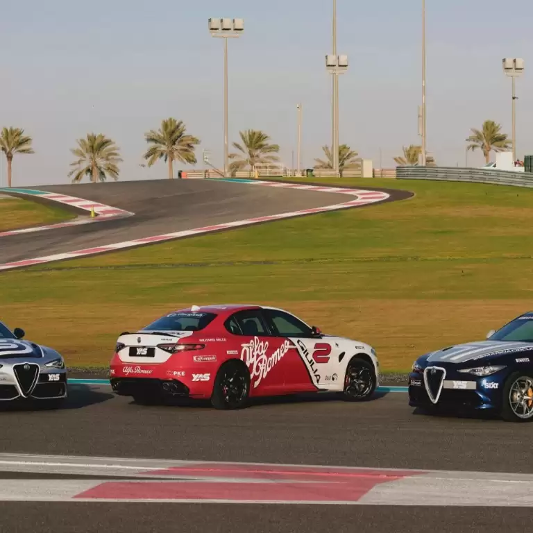 Yas Marina Circuit Alfa Romeo Giulia Quadrifoglio driving experience