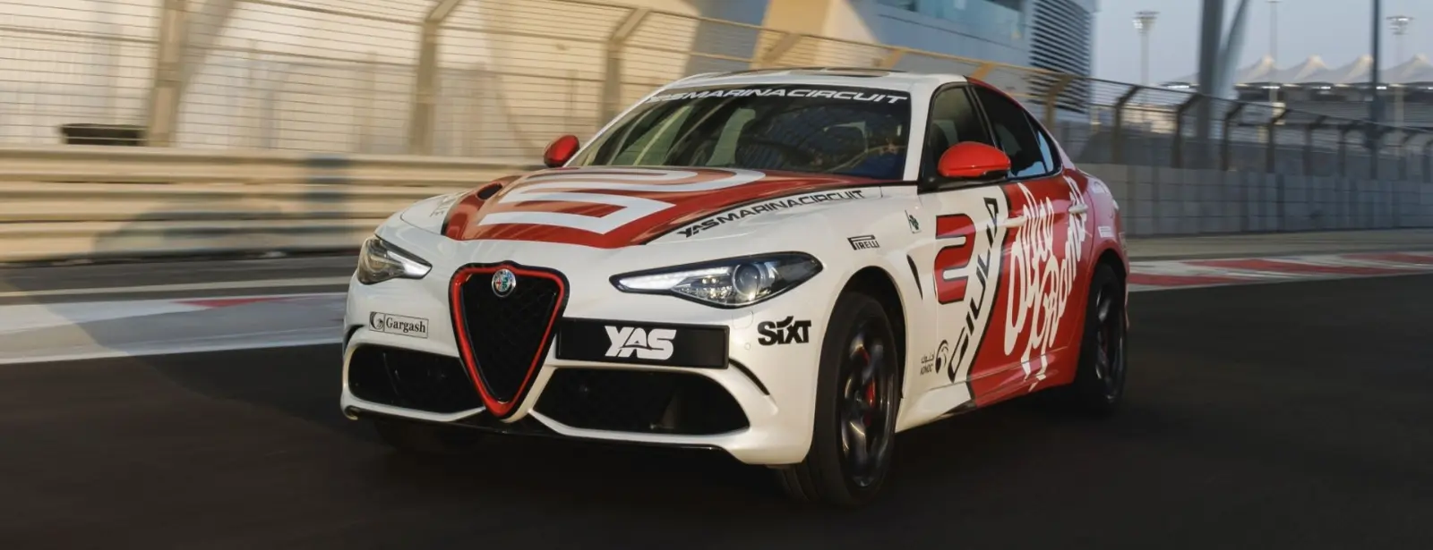 Yas Marina Circuit Passenger Ride - Alfa Romeo Guilia Quadrifoglio