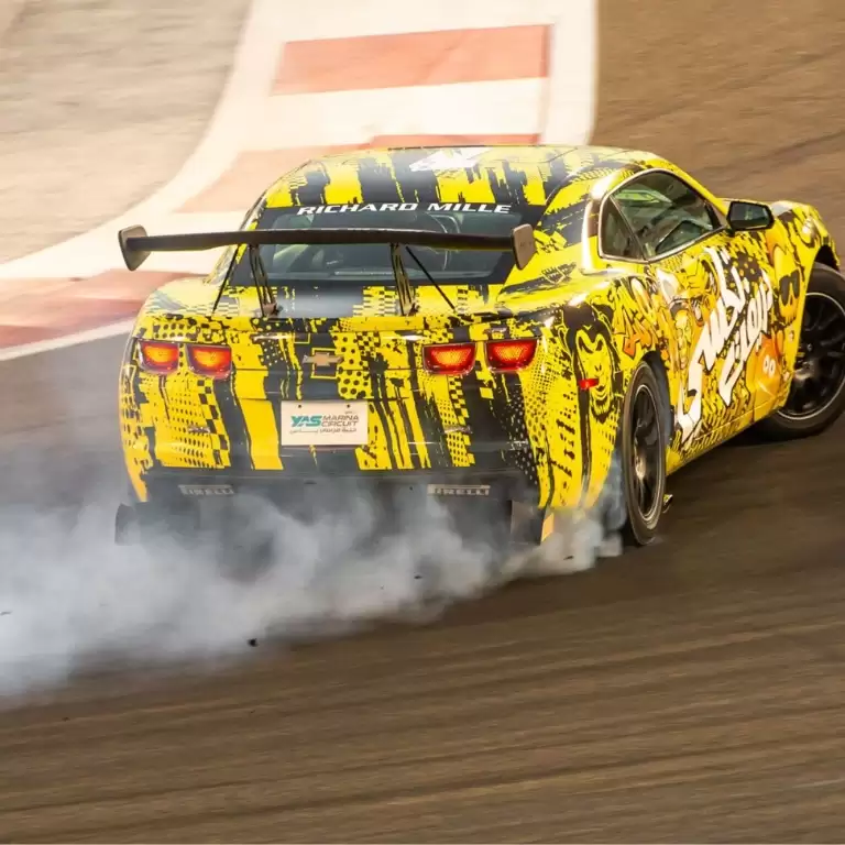 Yas Marina Circuit Passenger Ride - Chevrolet Camaro Drift Taxi