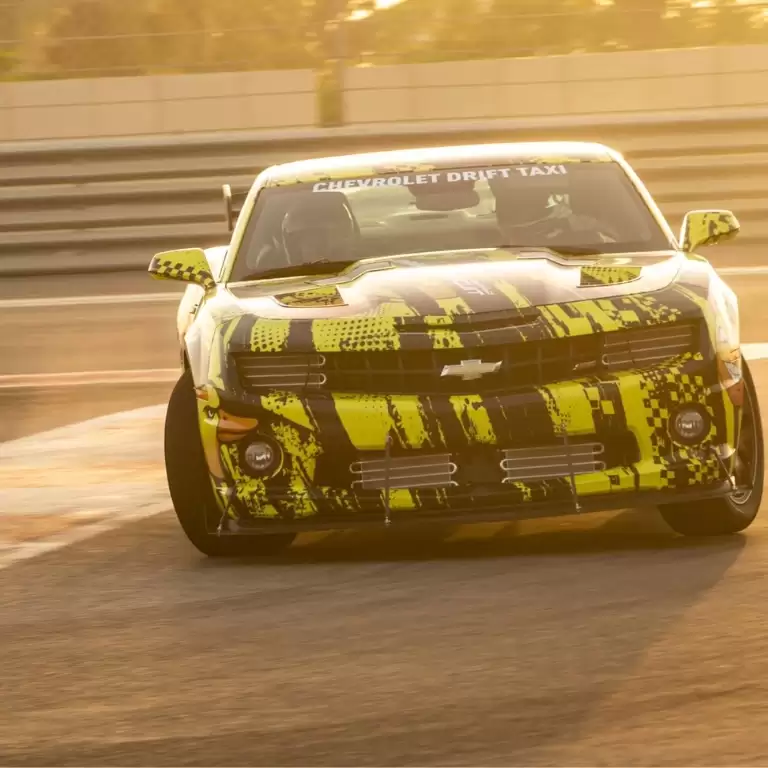 Yas Marina Circuit Passenger Ride - Chevrolet Camaro Drift Taxi