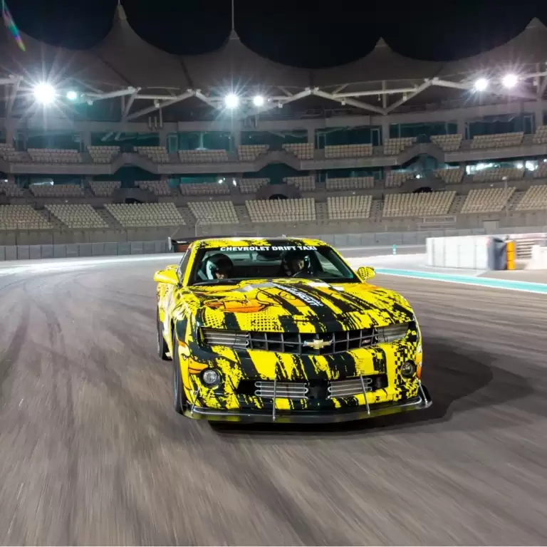Yas Marina Circuit Passenger Ride - Chevrolet Camaro Drift Taxi