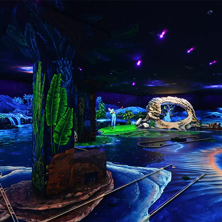 3D Blacklight Minigolf Tickets