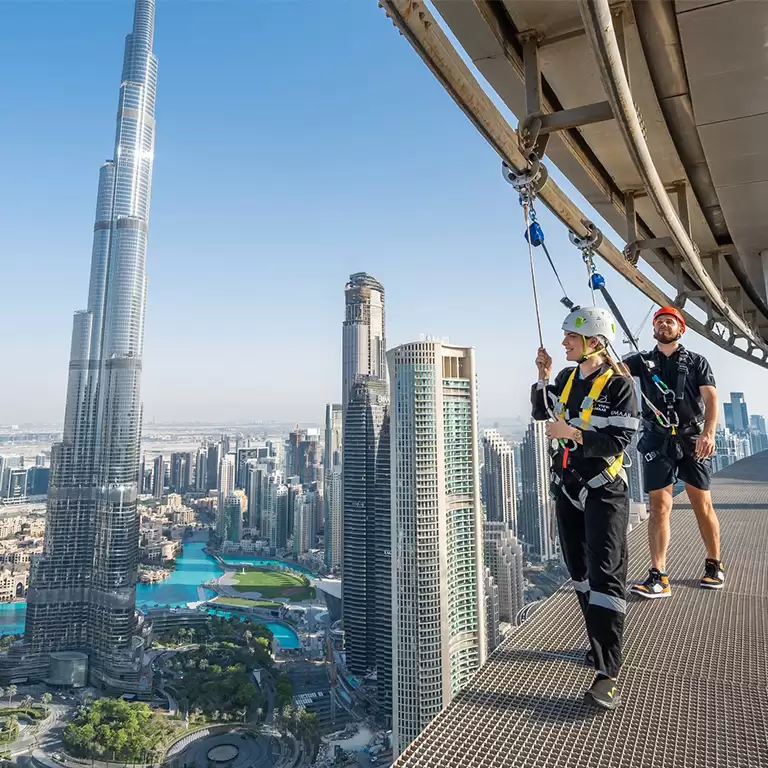 At the Top level 124 + Edge Walk