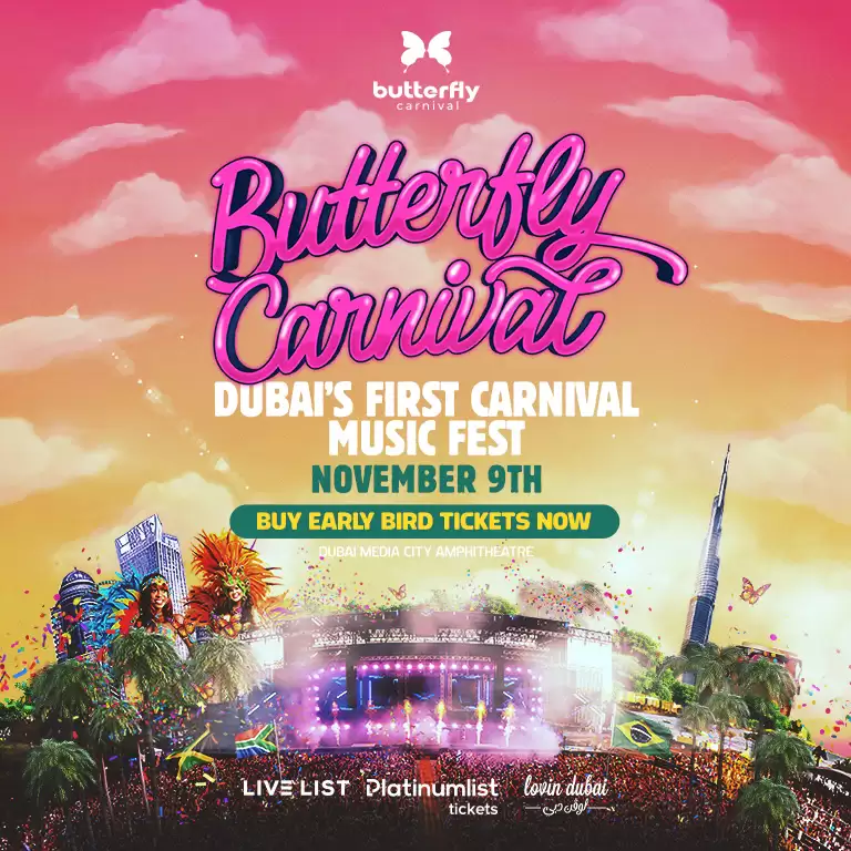 Butterfly Carnival 2024 at Media City Amphitheatre, Dubai