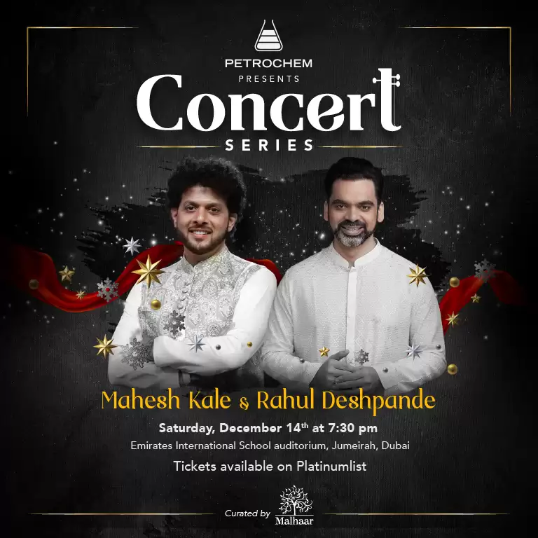 Concert Series Featuring Rahul Deshpande & Mahesh Kale in Dubai