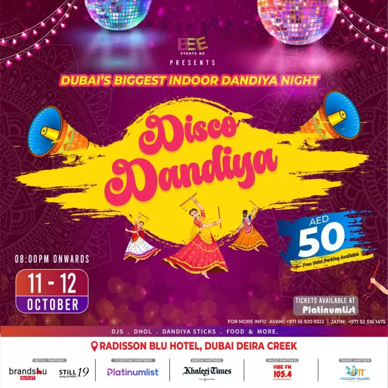 Dandiya Dance at Radisson Blu, Deira Creek