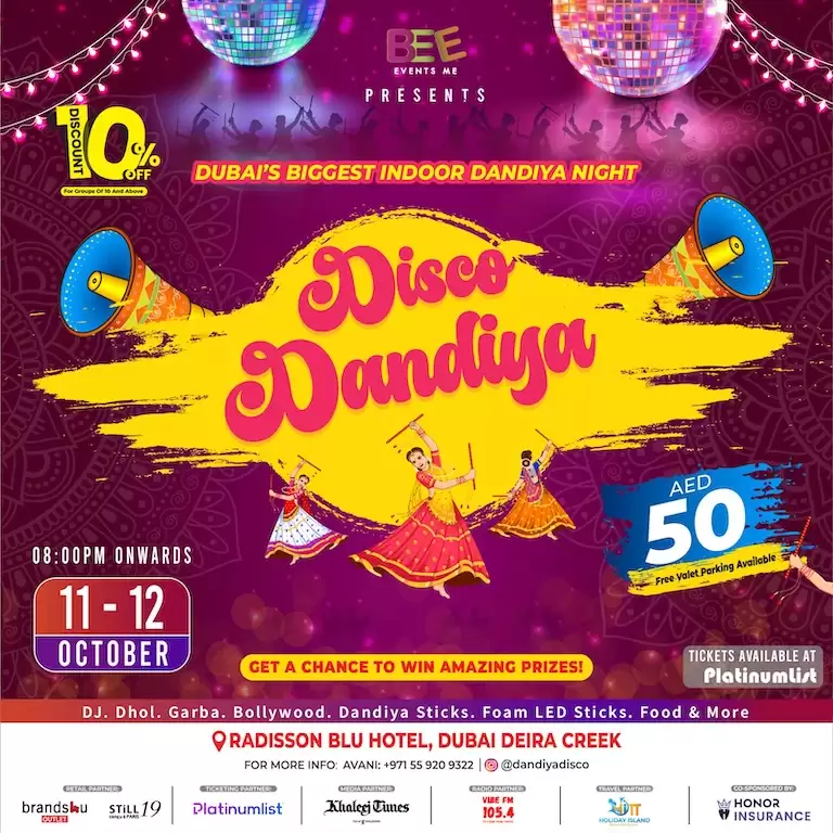Dandiya Dance at Radisson Blu, Deira Creek