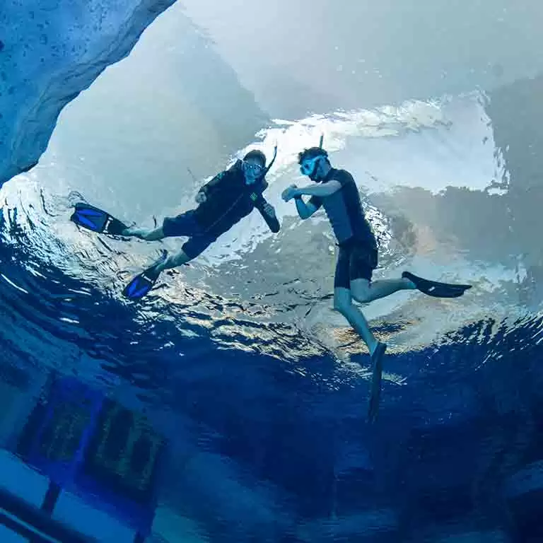 Deep Dive Dubai Surface Snorkeling Experience
