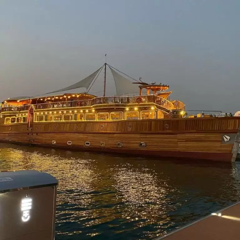 Dhow dinner cruise on Dubai creek