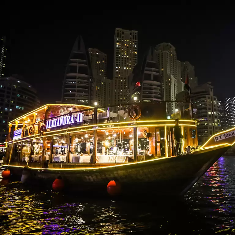 Dinner Cruise In Dubai Marina