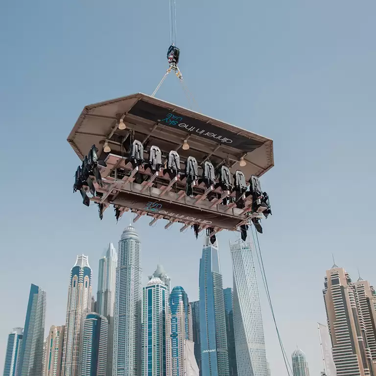 Dinner in the sky Dubai