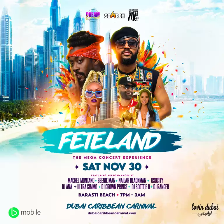 Dubai Caribbean Carnival Presents Feteland - The Mega Concert Experience