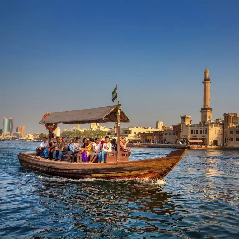 Dubai City Tour with Frame Ticket, Creek, Souks and Blue Mosque