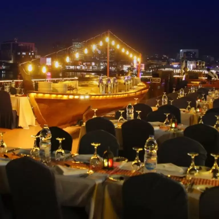 Dubai Creek Luxury Dinner Dhow Cruise
