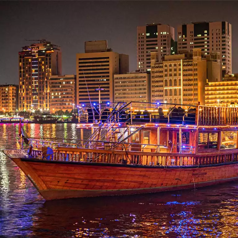 Dubai Creek Luxury Dinner Dhow Cruise