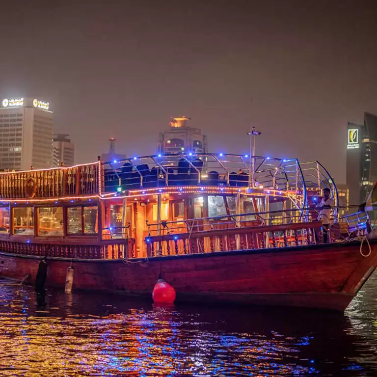 Dubai Creek Luxury Dinner Dhow Cruise