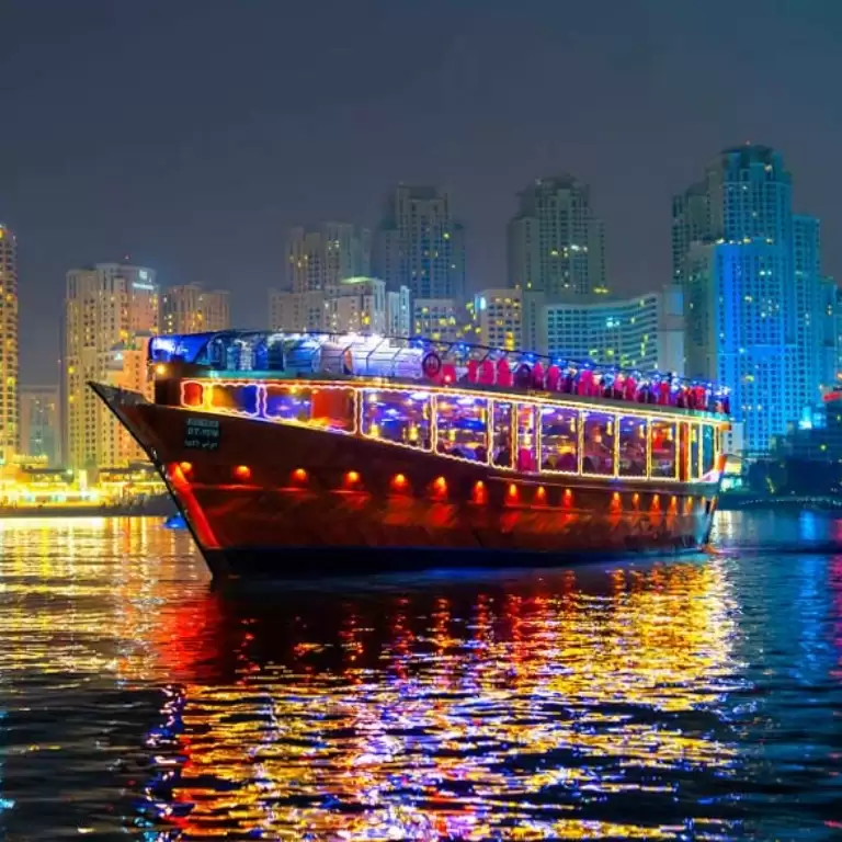 Dubai Marina Luxury Dhow Dinner Cruise