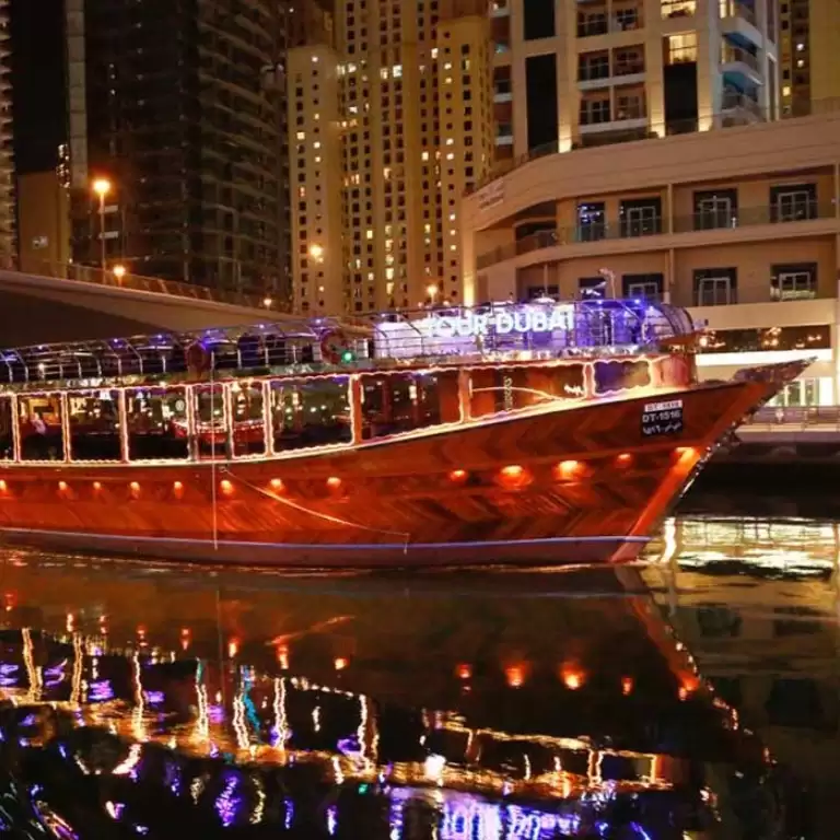 Dubai Marina Luxury Dhow Dinner Cruise