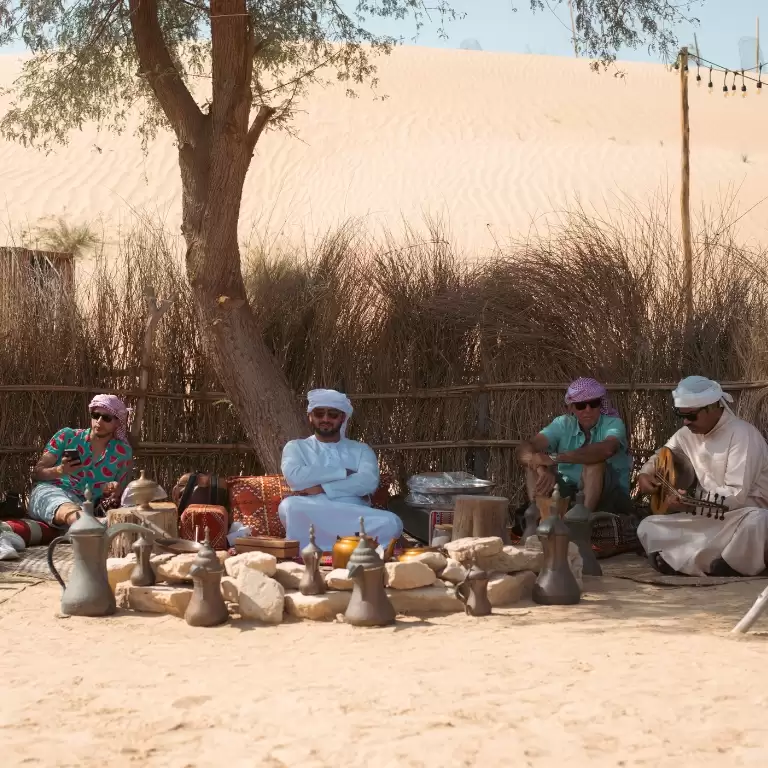 Dubai: Morning Heritage Safari by Vintage G-Class & Al Marmoom Oasis