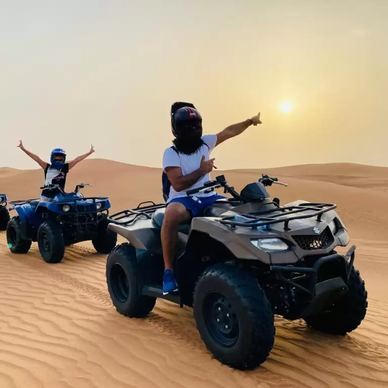 Dubai: Quad Bike Safari, Camel Ride and Refreshments