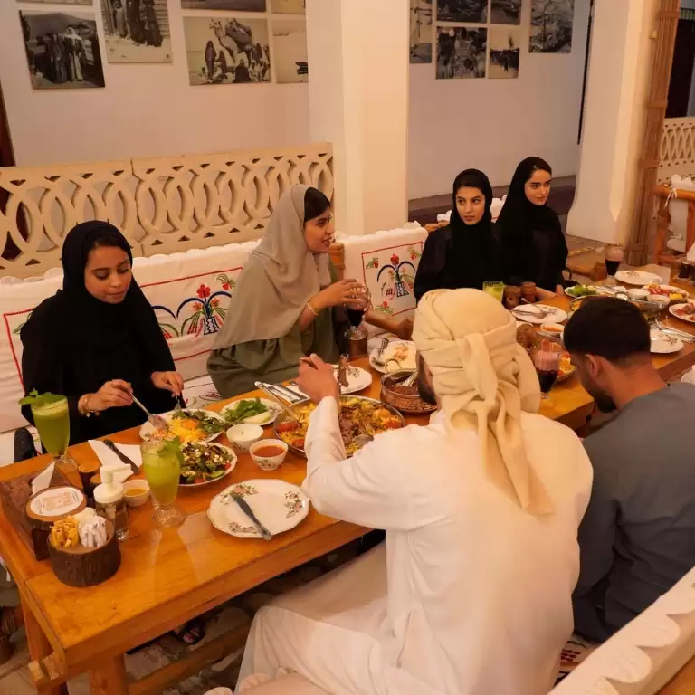 Emirati dining experience at Al Khayma restaurant