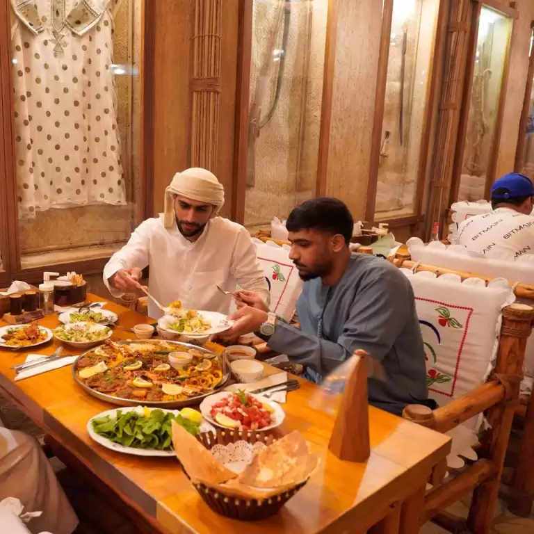 Emirati dining experience at Al Khayma restaurant