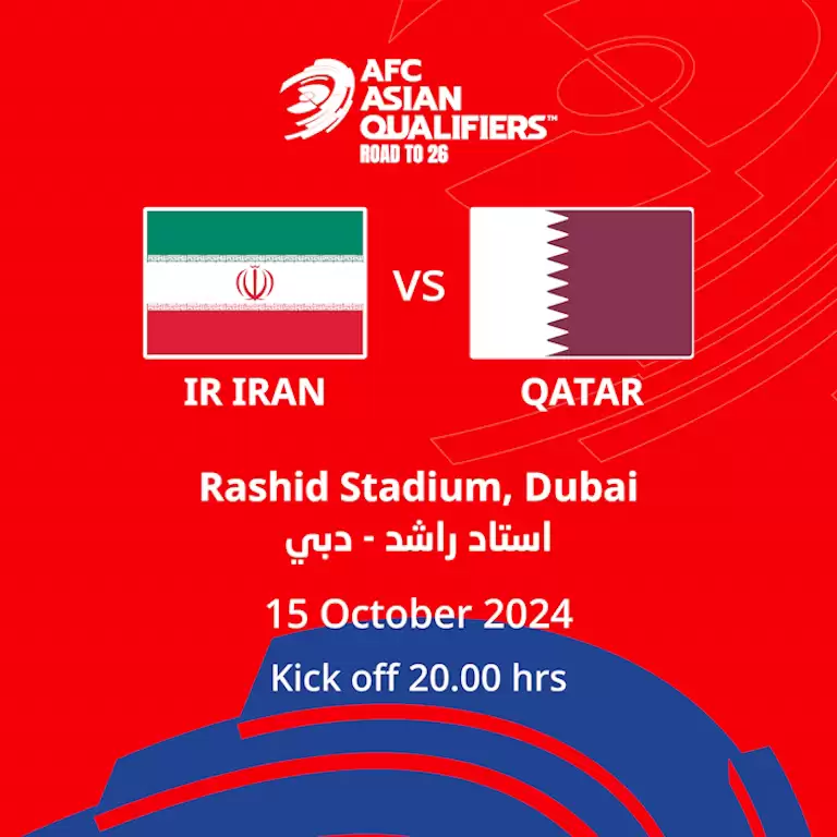 FIFA World Cup 2026 Asian Qualifiers IR IRAN vs QATAR