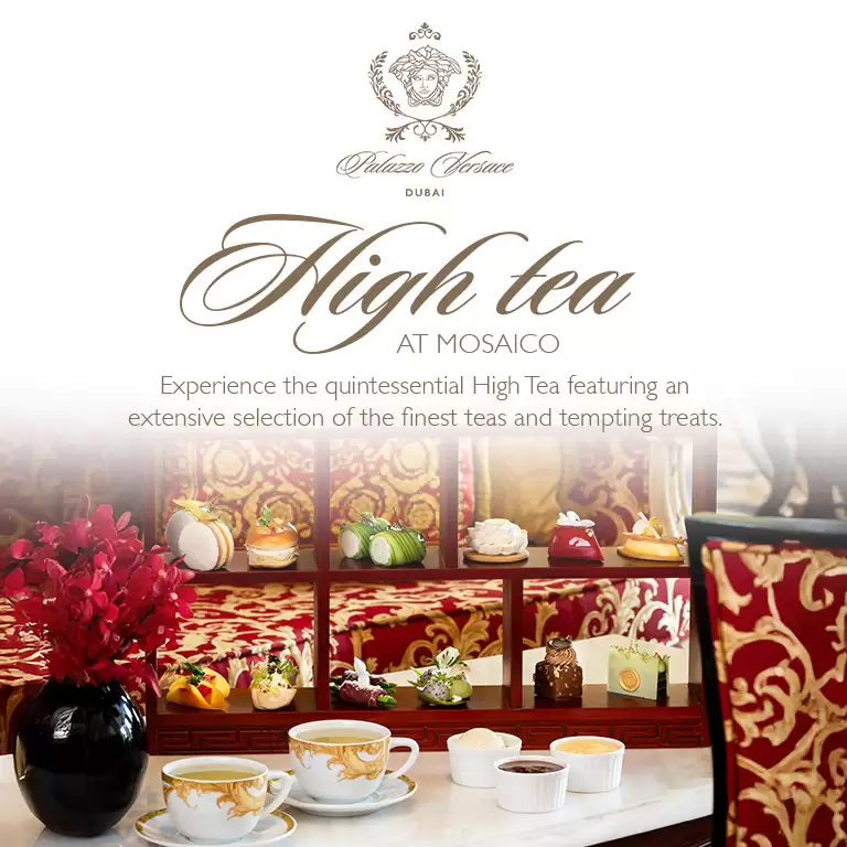 High Tea at Mosaico Lounge | Palazzo Versace Dubai