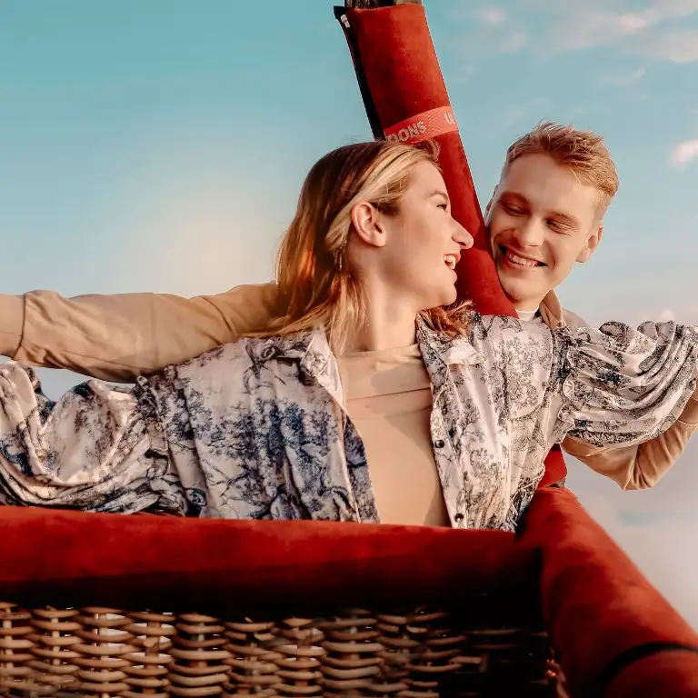 Hot air balloon flight with optional Transfer