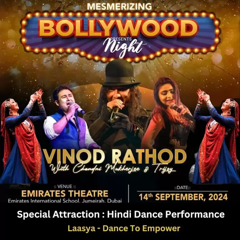 Enchanting Bollywood Night with Vinod Rathod Live in Dubai
