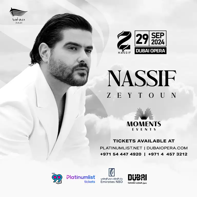 Nassif Zeytoun Concert at Dubai Opera