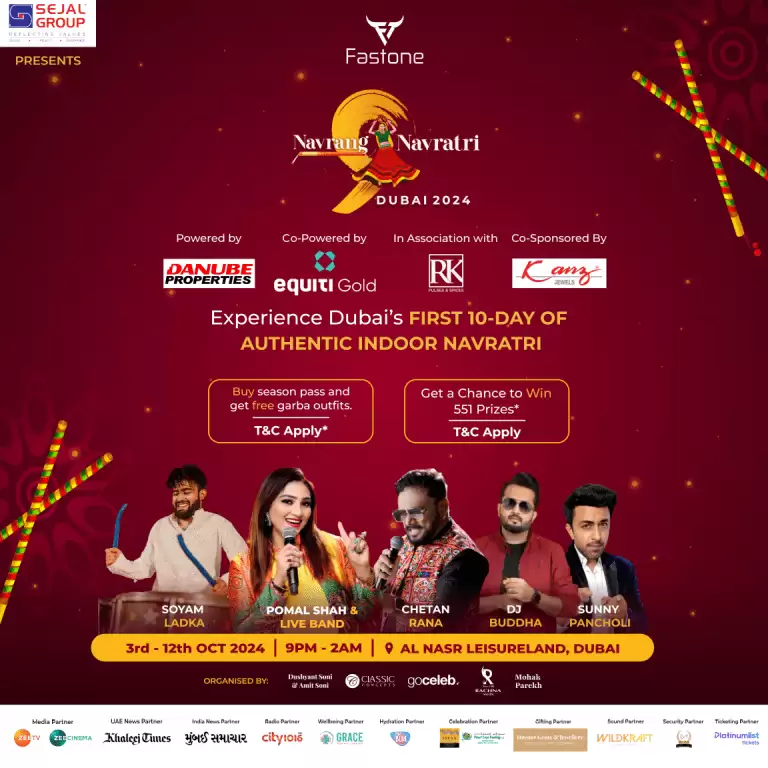 Navrang Navratri - Dubai’s 1st Indoor Navratri