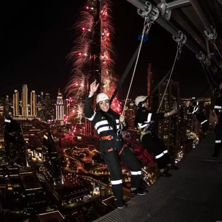 NYE 2025 with Dinner at Sky Views Observatory + Edge Walk Experience