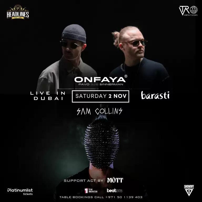 Onfaya and Sam Collins Live in Barasti, Dubai