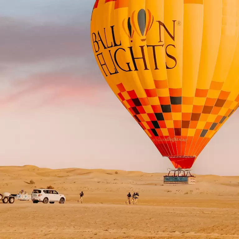 Premium Adventure Balloon Flight with camel ride and Breakfast