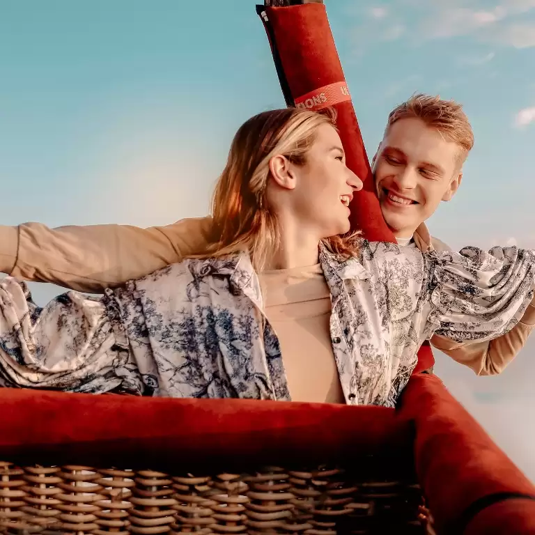 Premium Adventure Balloon Flight with camel ride and Breakfast