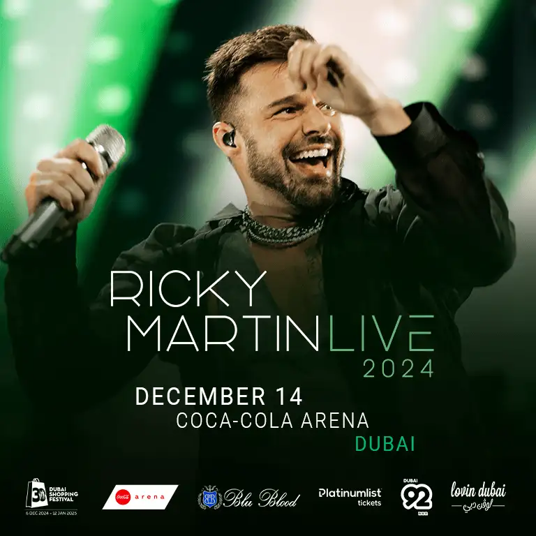 Ricky Martin Live at Coca-Cola Arena, Dubai