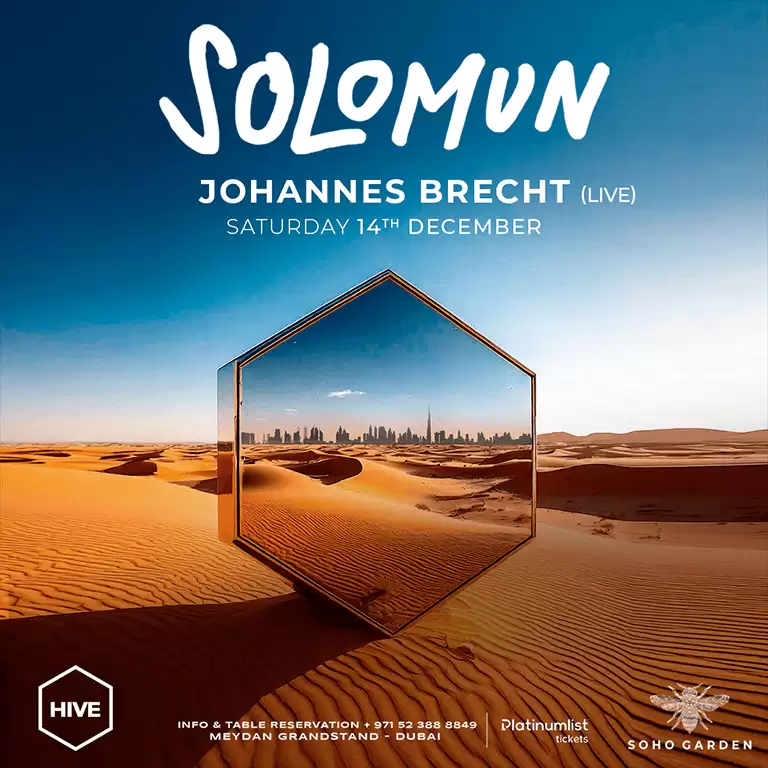 Solomun at HIVE, Soho Garden Meydan - Dubai