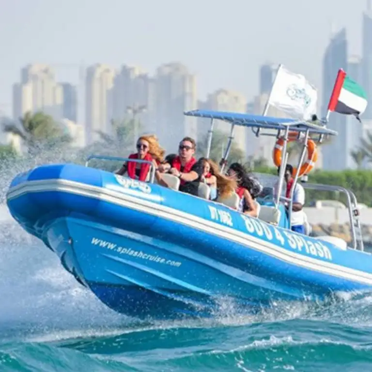 Speed Boat at Dubai Marina by Splash Tours