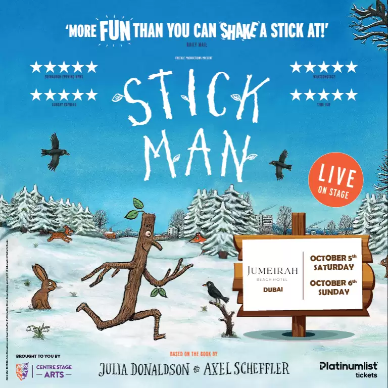 Stick Man Live on Stage at Meyana Theatre, Dubai