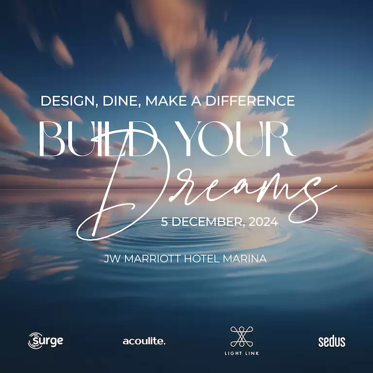 Surge's: Design, Dine, make a Difference Gala at JW Marriott Hotel Marina in Dubai
