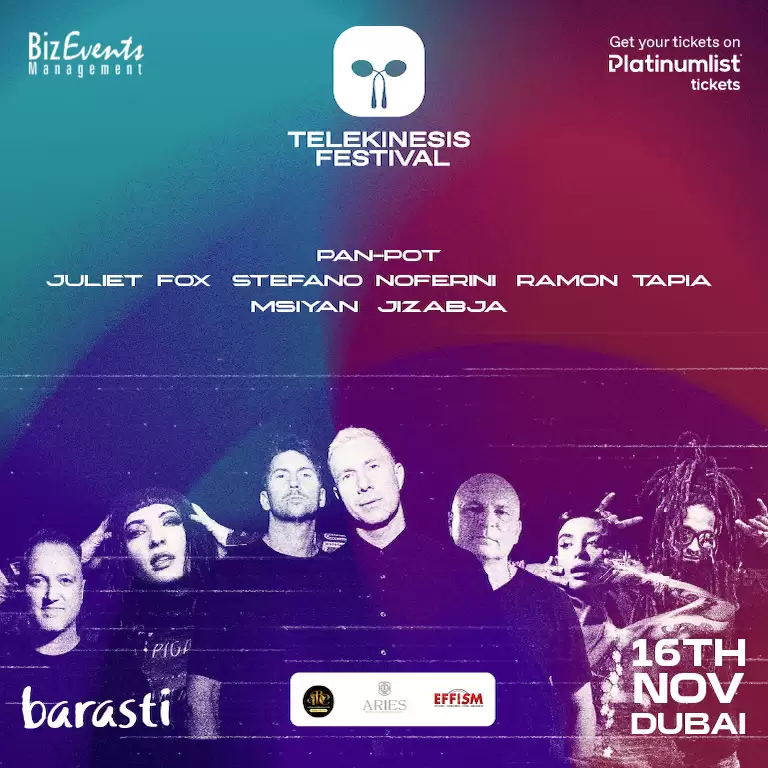 Telekinesis at Barasti Beach in Dubai