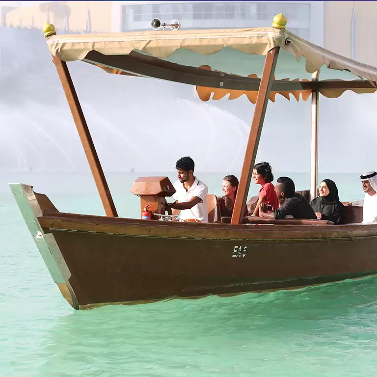 The Dubai Fountain Lake Ride
