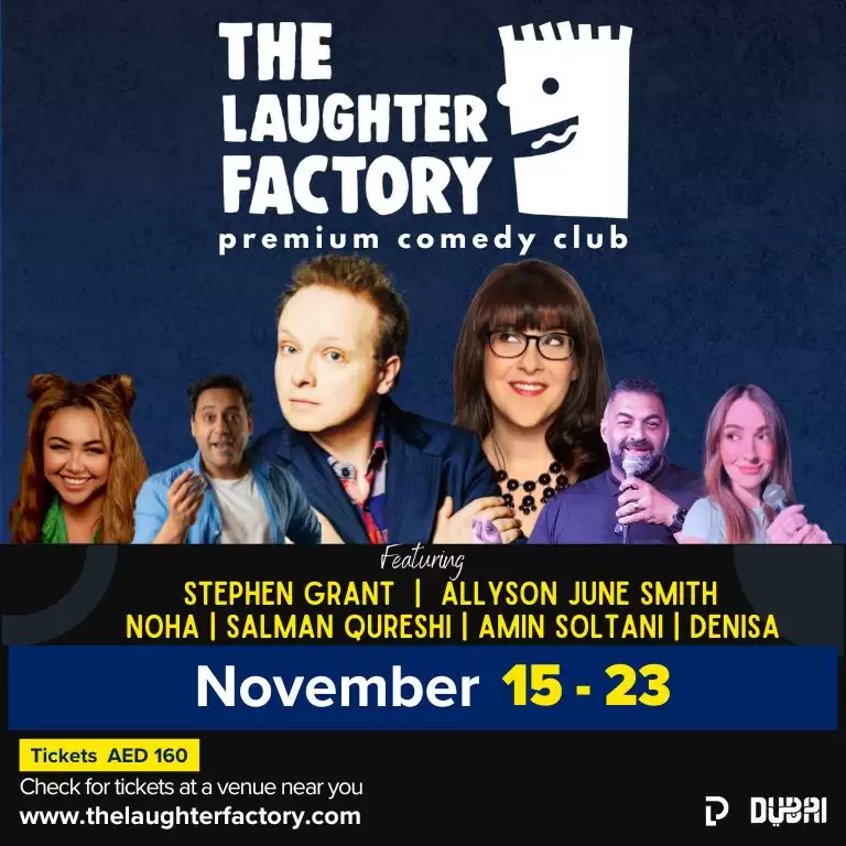 The Laughter Factory Premium Comedy Club in Dubai
