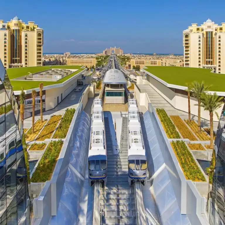 The Palm Jumeirah Monorail