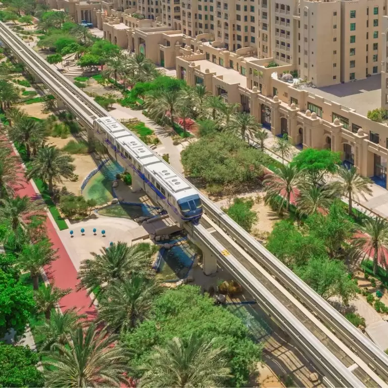 The Palm Jumeirah Monorail