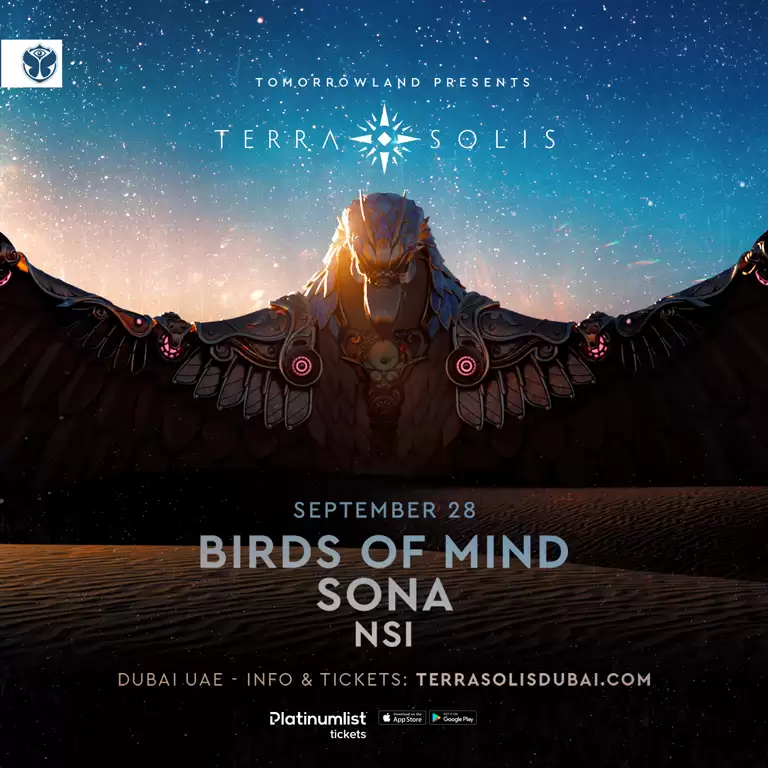 Tomorrowland presents Birds of Mind & Sona at Terra Solis Dubai