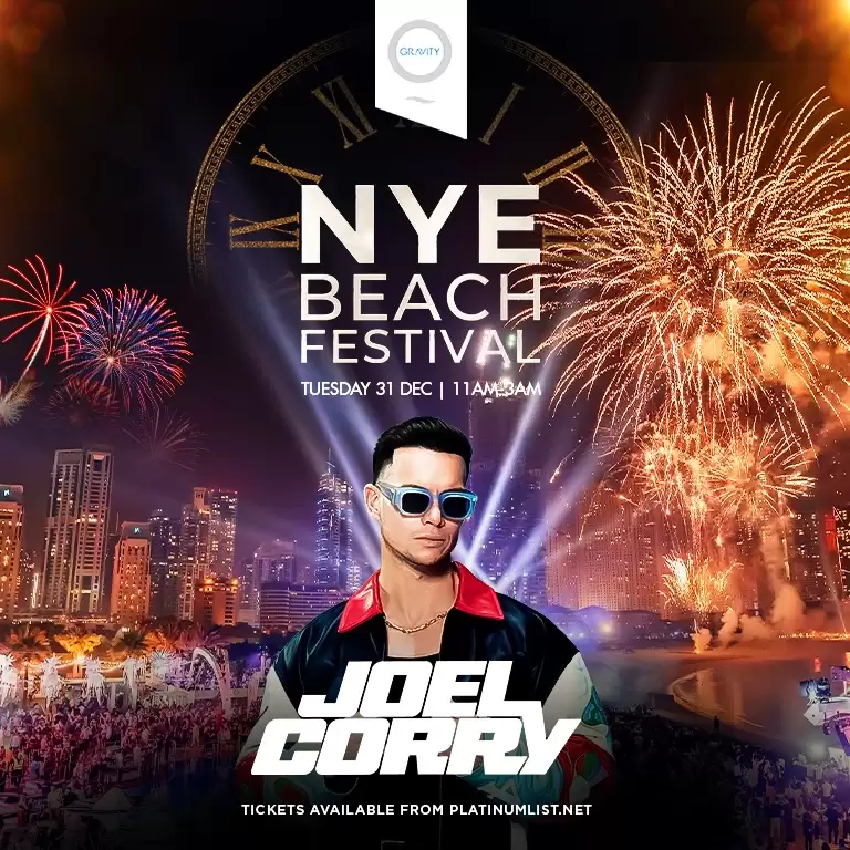 Zero Gravity NYE Beach Festival with Joel Corry, Jax Jones & Riton
