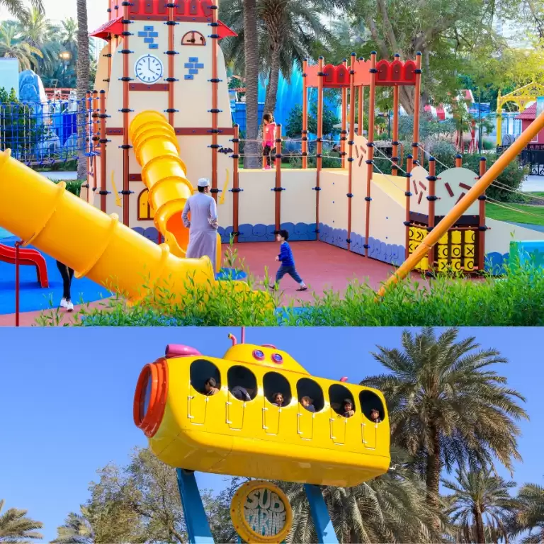 Combo: Al Montazah Parks - Pearls Kingdom Water Park and Island of Legend Amusement Park